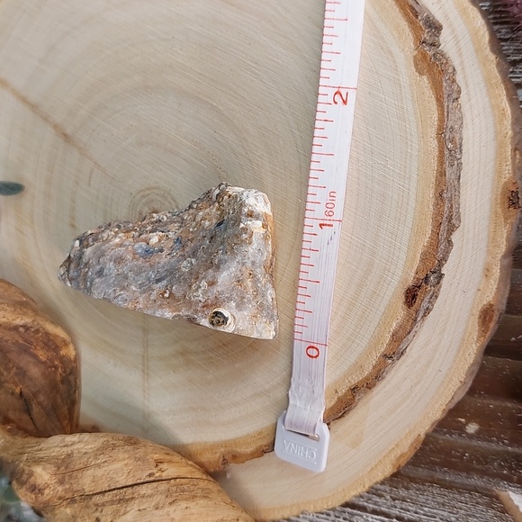 Oco Geode Quartz crystal Geode Agate Natural Crystal Decor - Picture 12 of 17